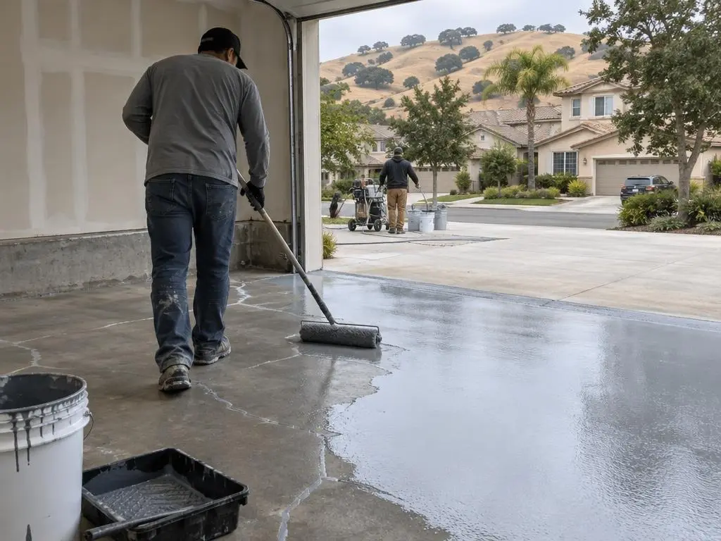 Garage Floor Epoxy in Dublin, CA